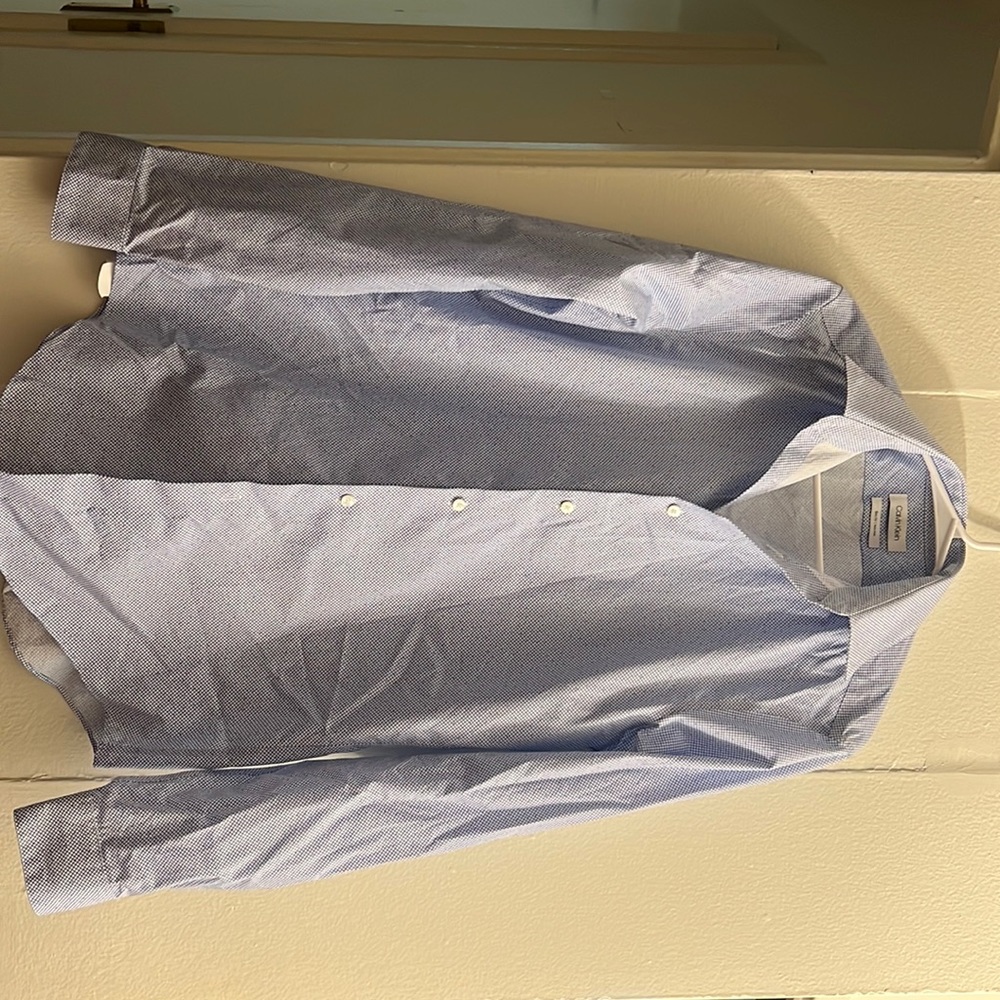 Men’s Dress Shirt - Calvin Klein - size 15 34/35 - slim fit